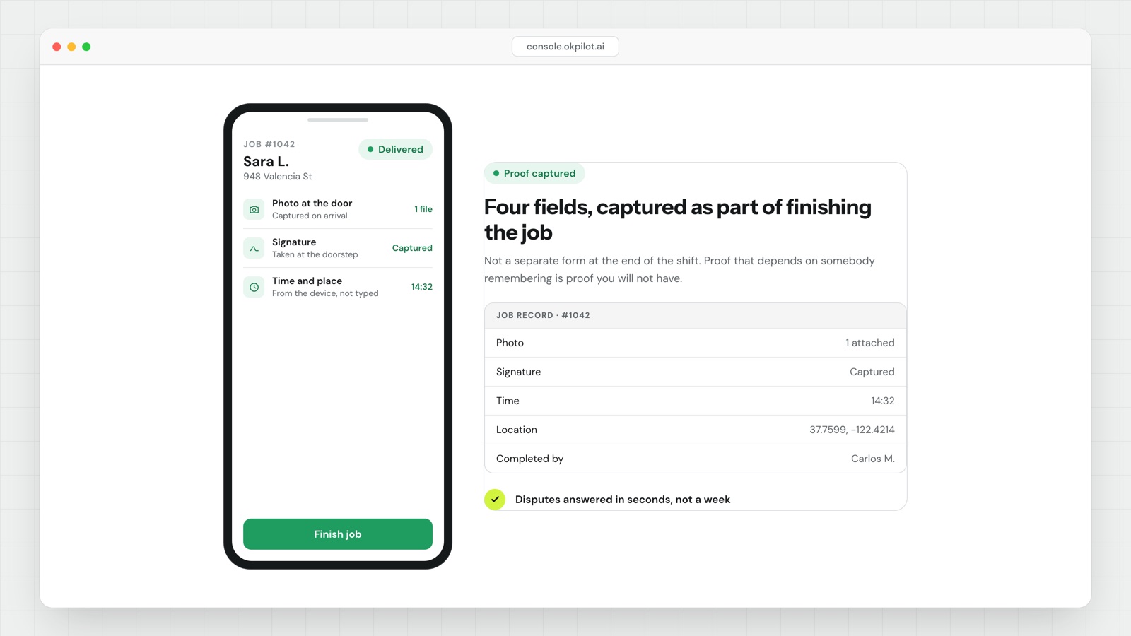 Electronic proof of delivery: what it actually proves