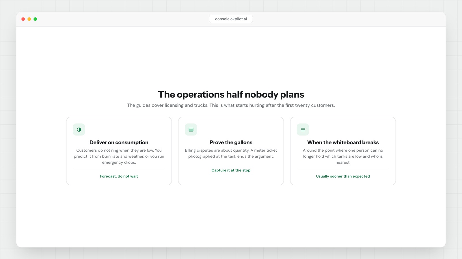 Starting a fuel delivery business: the operations half nobody plans